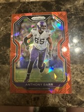 2020 Panini Prizm - No Huddle Red Prizm #221 Anthony Barr /50