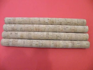 4 CORK STICKS 14"X1 1/4" GRADE A+ BORE 1/4 - Picture 1 of 1