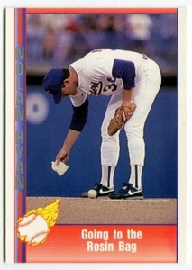 1991 Pacific Texas Express #98 Nolan Ryan Texas Rangers - Going to the Rosen Bag - Picture 1 of 2
