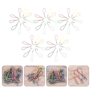 50 Pcs Lobster Buckle Rope Key Chain Lanyards DIY Jewelry Material - Zdjęcie 1 z 12