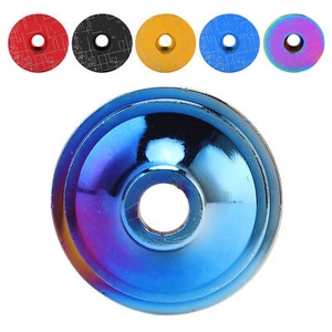 Bicycle Headset Top Cap Aluminum Alloy Bike Headset Stem Top Cover w/ Bolts New - Picture 1 of 12