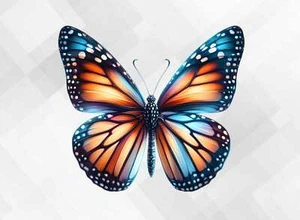 Schmetterling Wand Auto Laptop Vinyl Aufkleber Aufkleber 4 Größen vb751 - Bild 1 von 3