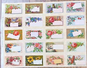 Paneel „Etiketten zum Beschriften“ - Patchworkstoff – Moda, Lecien, Windham u.a. - Bild 1 von 3