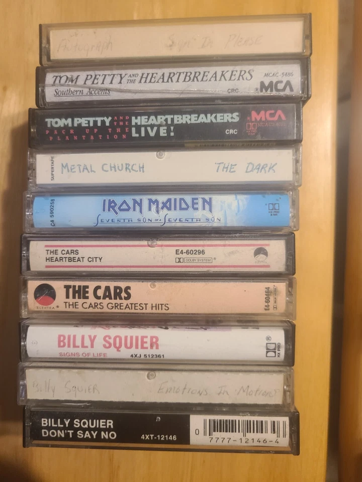 10 various 80's music cassettes Foto 1 de 1