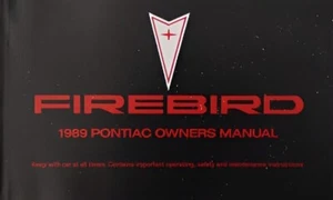 1989 PONTIAC OWNERS MANUAL - Bild 1 von 1