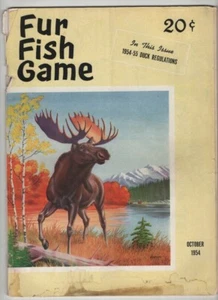 Fur Fish Game Mag Boss Buck Of The Herd October 1954 020321nonr - Picture 1 of 2