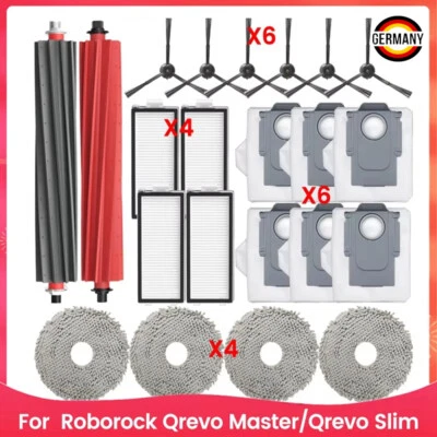 23 Stück Zubehörset für Roborock Qrevo Master/Qrevo Slim Roboter Saugroboter - Bild 1 von 4