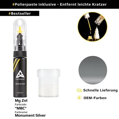 Lackstift für Mg Zst Code: MBC Monument Silver - Bild 1 von 4