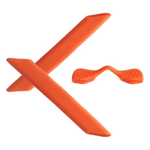 Hawkry Kits Replacement Earsocks & Nose Pieces For-Oakley Radarlock Path -Orange - Picture 1 of 4