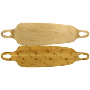 Drop Down / Through Longboard Deck - Bamboo Maple Hybrid - 9.75" x 39.75" - Picture 1 of 1