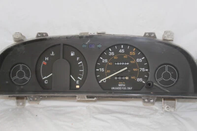 Cuadro de instrumentos velocímetro 89 90 Geo Prizm 187.737 millas VIAJE ROTO Y GRIETA Foto 1 de 3