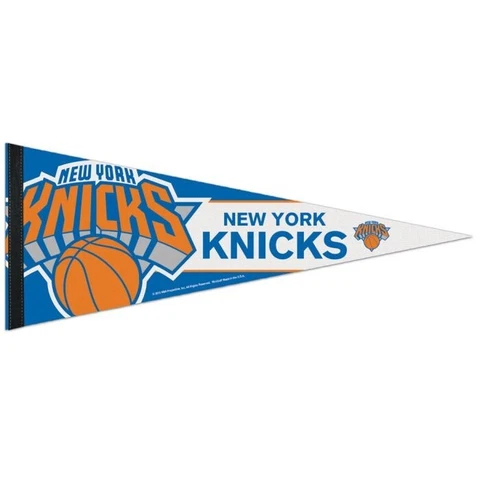 NEW YORK KNICKS MEGA LOGO PREMIUM QUALITY PENNANT 12"X30" BANNER NBA Cover