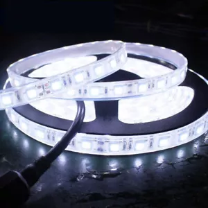 5M 300LEDs 5050 IP68 Waterproof Boat Kayak Car Underwater LED Light Strip DC 12V - Picture 1 of 22