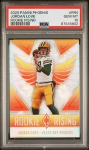 2020 Panini Phoenix Jordan Love Rookie Rising #RR4 RC PSA 10 GEM Packers - Picture 1 of 2