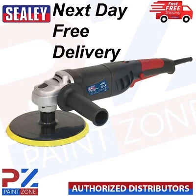 Sealey ER1700P 1100W 240V 180mm Variable Speed Polisher Buffer for Pro Use PR - Image 1 of 4