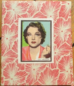 Ann Sheridan 1940 Filmstar Taschenspiegel, Art Deco, klappbar, Original - Bild 1 von 2