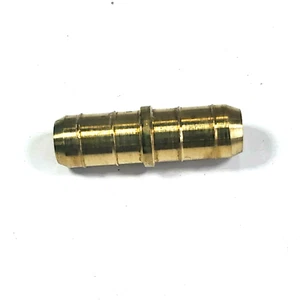 Honeywell CCT1608B 3/8" x 3/8" Barbed Coupling Pneumatic HVAC ONLY Brass Fitting - Picture 1 of 4