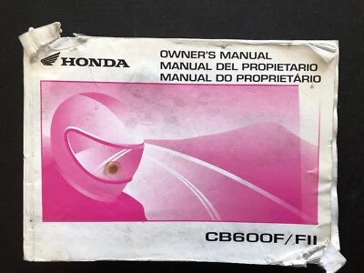 Honda CB600F/F11 Hornet 2001 Owners Manual P/No 37MBZC10 - Image 1 of 4