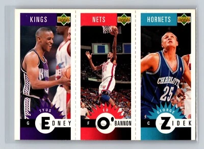 1996-97 Collector's Choice #Mini Tyus Edney / Ed O'Bannon / George Zidek - Image 1 of 2