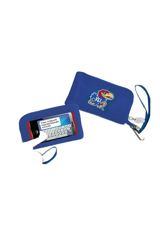NCAA Kansas Jayhawks Women's Cell Phone Wallet Cover
