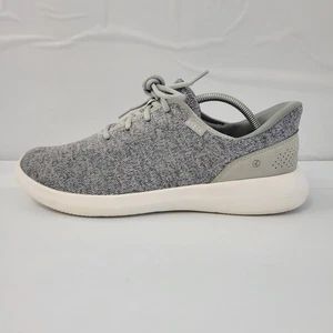 Kizik Madrid Mens 12 Wide Gray Eco Knit Lace Up Hands Free Sneaker - Picture 1 of 13