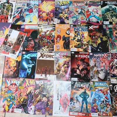 Marvel DC Comic Bundle x 34 X-Men Avengers Supergirl Punisher - Изображение 1 из 4