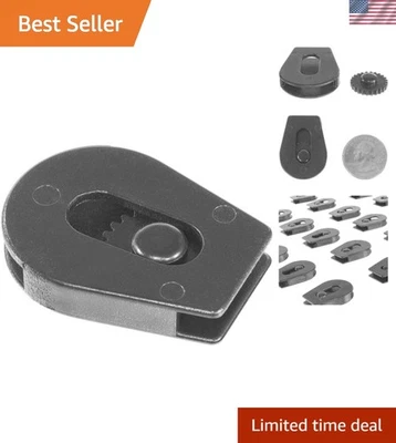 Paquete de 100 tapones de bloqueo de cable con ruedas - Resistente - Abrazadera palanca extremo deslizador para... Foto 1 de 4