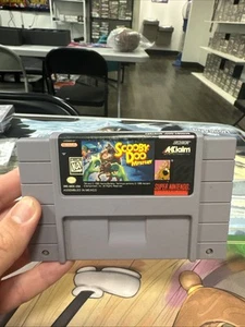 AUTHENTIC SCOOBY-DOO MYSTERY SUPER NINTENDO SNES VIDEO GAME LOOSE - Picture 1 of 4