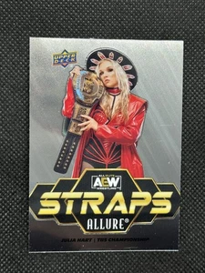 2024 Upper Deck Allure AEW Julia Hart Straps #S-3 - Picture 1 of 2