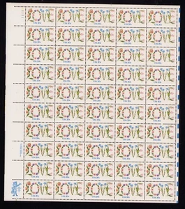 1951 Liebesbogen mit 50 20¢ Briefmarken postfrisch 1982 - Bild 1 von 4