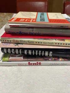 Lotto 13 libri di maglieria come fare alcuni maglioni vintage cappelli cuscini calze ecc - Foto 1 di 23