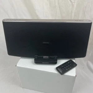 Base de altavoz Bluetooth Sony RDP-X200iP iPod de 30 pines con control remoto SIN CABLE DE ALIMENTACIÓN - Imagen 1 de 13