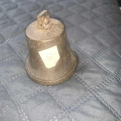 Old Small Brass Bell School Church Servants # Lot 5 - Image 1 of 4