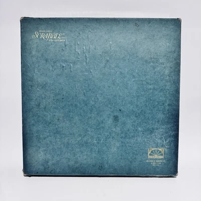 Vintage 1977 Scrabble Deluxe Edition Crossword Game Turntable Base Complete - Image 1 of 4