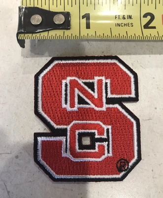 North Carolina State Wolfpack 2” X 2 1/2” Iron On Embroidered Patch NCST *New* - Image 1 of 4