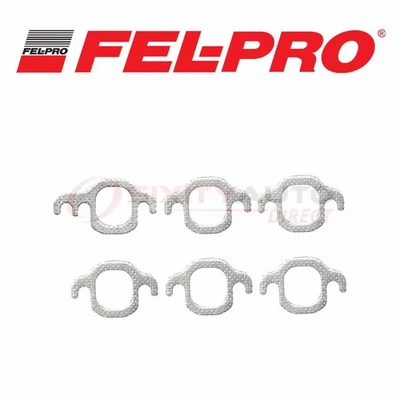 Fel-Pro Exhaust Manifold Gasket Set for 1991-1995 GMC Sonoma 4.3L V6 - ge Foto 1 de 4