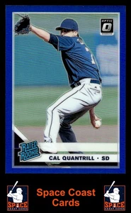 Donruss Optic #91 Cal Quantrill 2019 azul #/75 - Imagen 1 de 2