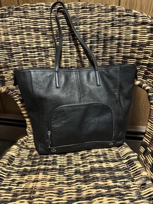 Milly Black Leather Satchel Bag* Large* - Image 1 of 4