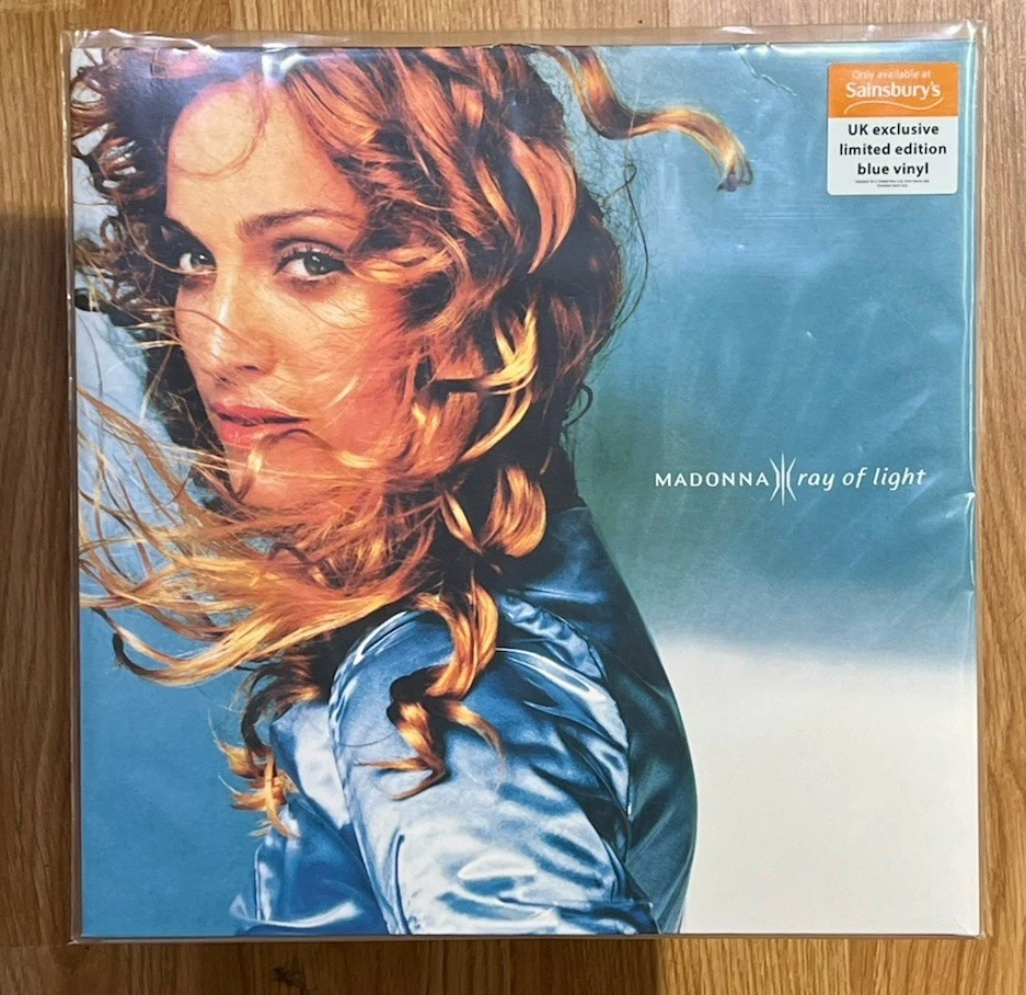 Madonna Ray of Light Vinyl Limited Edition Blue 2LP Sainsburys - Image 1 of 4