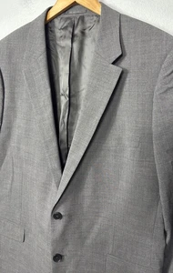 Theory Men's 42R Grey Blazer Wool Light Grey Blazer Preppy Business Classic - Picture 1 of 10