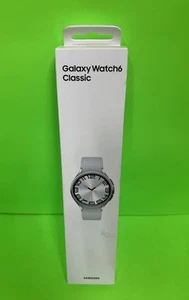 Samsung Galaxy Watch6 Classic SM-R960 (Bluetooth 47mm) Stainless Steel Case New - Zdjęcie 1 z 3