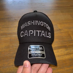Washington Capitals Fanatics NHL Authentic Pro Hat Cap Brand New Black - Picture 1 of 5