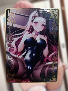 Nezuko Kamado Bunny Demon Slayer Anime Waifu Sexy Dea Doujin Carta Metallo - Foto 1 di 2