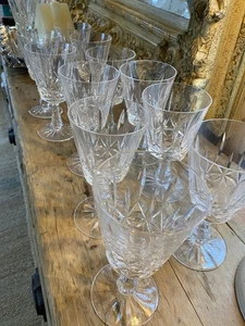 Menge 11 Waterford Weingläser 6 7/8 Zoll hoch - Bild 1 von 13