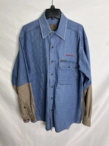 Winchester Button Up Denim Two Tone Shirt Men’s Size medium - Picture 1 of 8