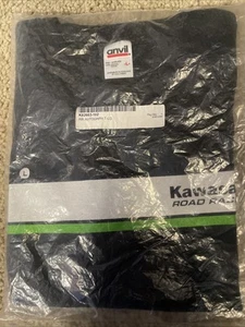 Kawasaki Original NWT Sealed Racing t shirt Large Anvil RR Autograph Design K5 - Picture 1 of 7