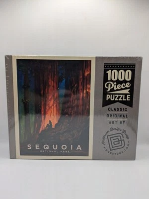 1000-Piece Sequoia National Park Puzzle w/ Reference Poster NEW SEALED!  - Image 1 of 4