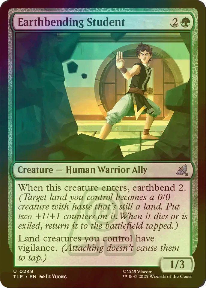 MTG FOIL Earthbending Student English TLE - Image 1 of 1