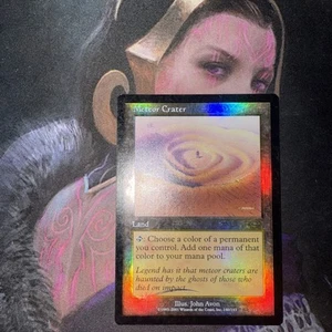 MTG meteor Crater Planeshift NM the land that hits like a creator - Picture 1 of 9