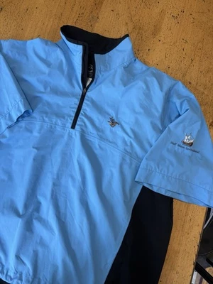 Sleepy Hollow Country Club• Zero Restriction Golf 1/4 Zip• Men’s Large• Blue - Image 1 of 4